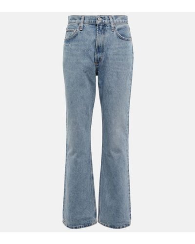 Agolde Vintage High-rise Bootcut Jeans - Blue