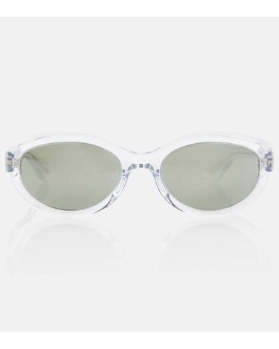 Khaite X Oliver Peoples 1969c Oval Sunglasses - Grey