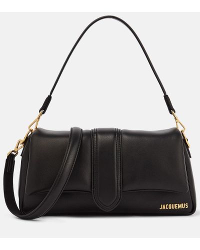 Jacquemus Schultertasche Le Bambimou aus Leder - Schwarz