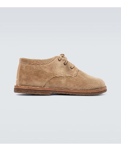 Undercover Corduroy Derby Shoes - Natural