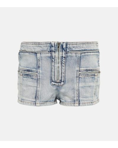 Isabel Marant Shorts di jeans Lary - Blu