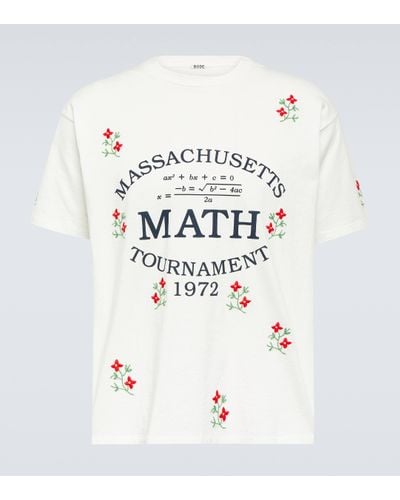 Bode T-shirt Tournament en coton - Blanc