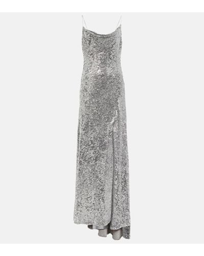 Jonathan Simkhai Finley Sequined Gown - Grey