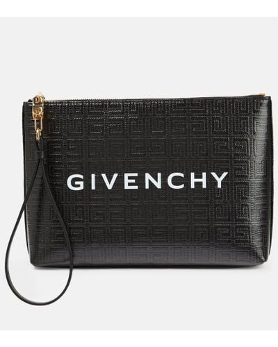 Givenchy Etui 4G Large aus Canvas - Schwarz