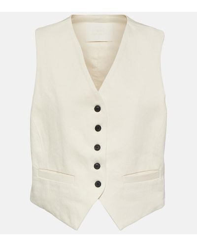Citizens of Humanity Gilet Sierra in cotone - Bianco