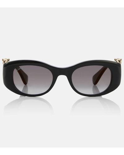 Cartier Panthere De Cartier Square Sunglasses - Brown