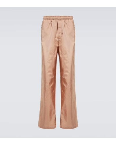 Valentino Pantalones anchos de nylon ligero - Neutro