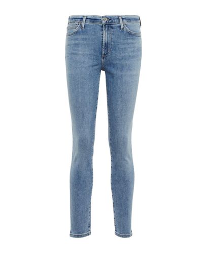 Citizens of Humanity Mid-Rise Skinny Jeans Rocket - Blau