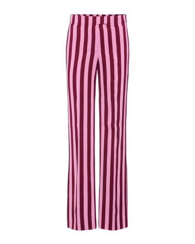ALEXACHUNG Striped Pants - Pink