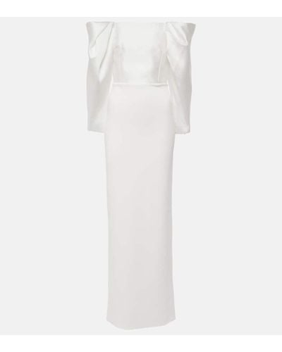 Solace London Bridal Robe Melina - Weiß