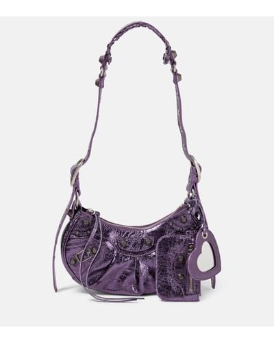 Balenciaga Le Cagole Xs Shoulder Bag - Purple