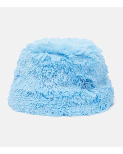 Ruslan Baginskiy Hut aus Teddyfleece - Blau
