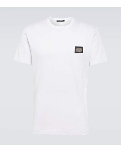 Dolce & Gabbana T-Shirt aus Baumwolle - Weiß
