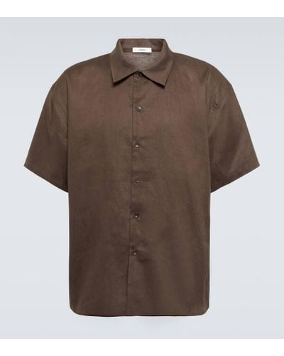 Commas Linen Shirt - Brown