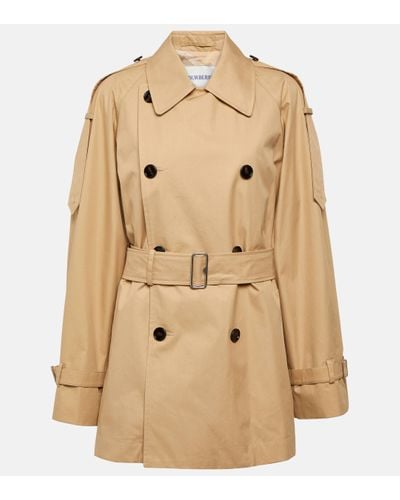 Burberry Trench-coat en coton - Neutre