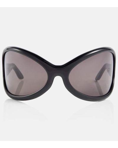 Acne Studios Gafas de sol oversized cuadradas Frame - Marrón