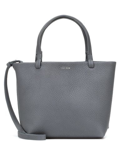 The Row Park Small Leather Tote - Blue