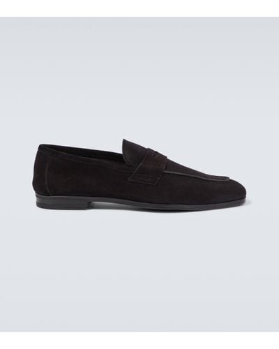 Tom Ford Sean Suede Loafers - Black