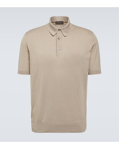 Loro Piana Cotton Polo Shirt - Natural