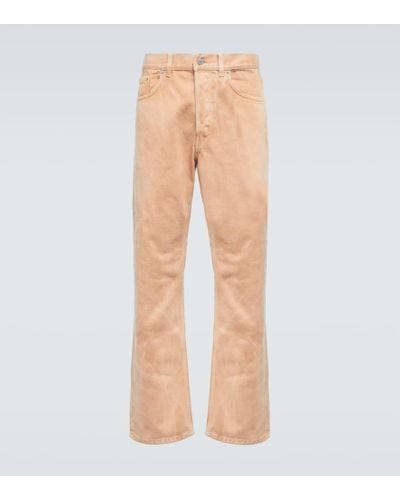 Dries Van Noten Jeans anchos de algodon - Neutro
