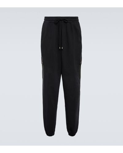 Gucci Pantalon de survetement cargo en coton - Noir