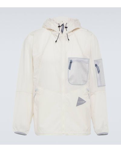 and wander Ripstop Jacket - White