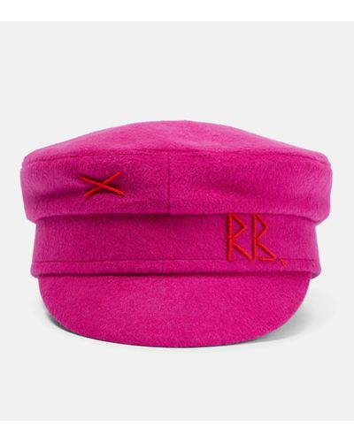 Ruslan Baginskiy Wool-blend Felt Hat - Pink