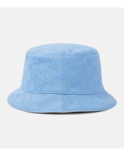 Gucci Hut GG aus Canvas - Blau