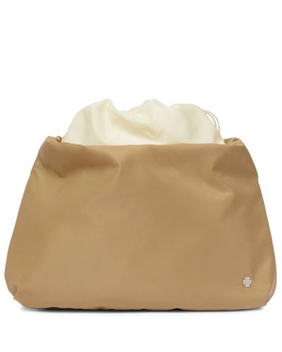 The Row Bourse Nylon Shoulder Bag - Natural