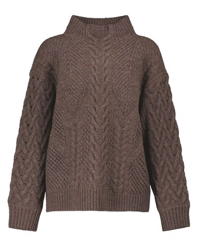 Jonathan Simkhai Pullover Brynlee in misto lana e cotone - Marrone