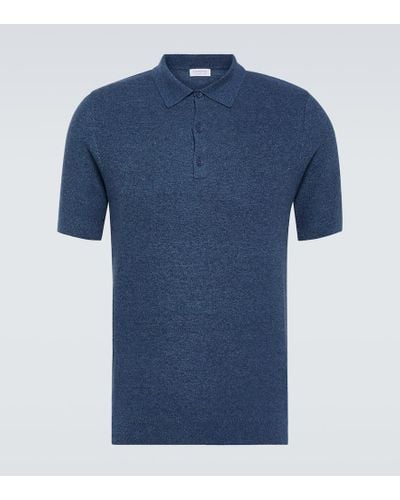 Sunspel Polo in maglia di cotone - Blu