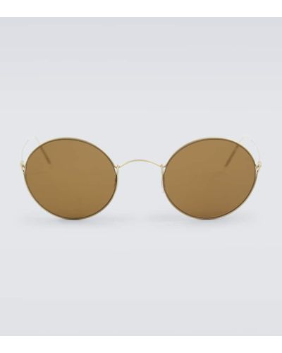 Giorgio Armani Round Sunglasses - Brown