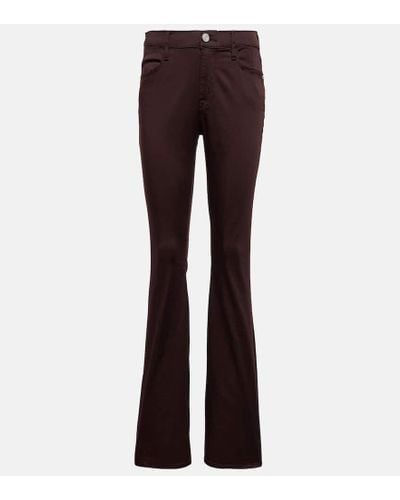 FRAME Le High Flare Jeans - Brown