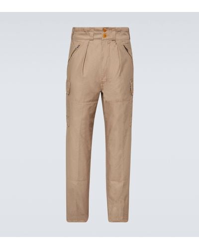 Polo Ralph Lauren Sportsman Cotton Cargo Trousers - Natural