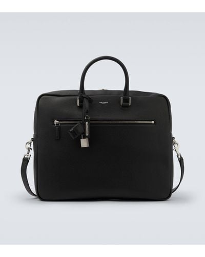 Saint Laurent Sac De Jour Leather Briefcase - Black
