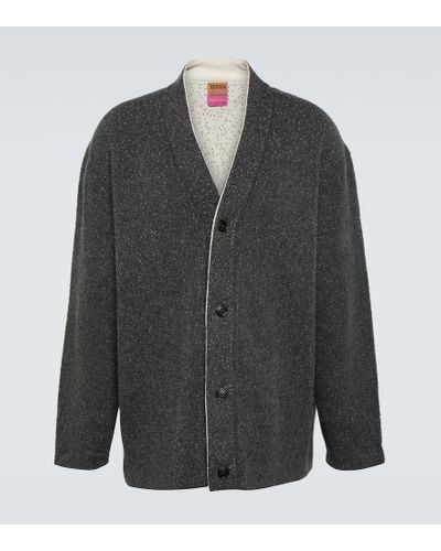 Zegna X The Elder Statesman Cardigan aus Oasi Cashmere - Grau