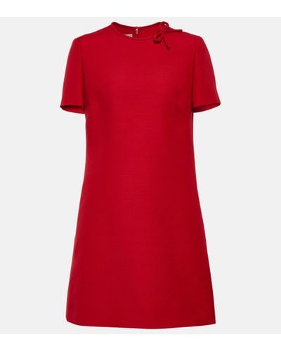 Valentino Minikleid aus Crepe Couture - Rot