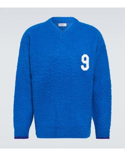 ERL Boucle Sweater - Blue