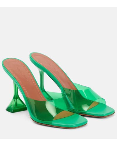 AMINA MUADDI Lupita Pvc Sandals - Green