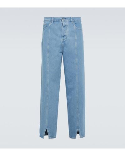 Nanushka Straight Jeans Tibes - Blau
