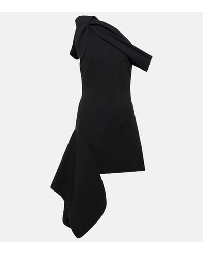 Maticevski Rigor Asymmetric Crepe Minidress - Black