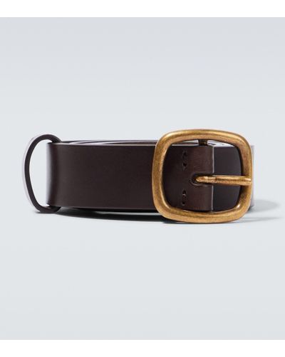 Acne Studios Leather Belt - Brown