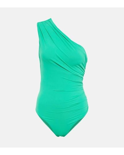 Melissa Odabash One-shoulder Swimsuit - Green
