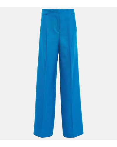 Dorothee Schumacher Hose Striking Coolness aus Baumwolle - Blau