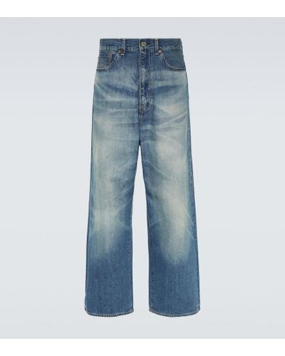Junya Watanabe Jeans anchos - Azul