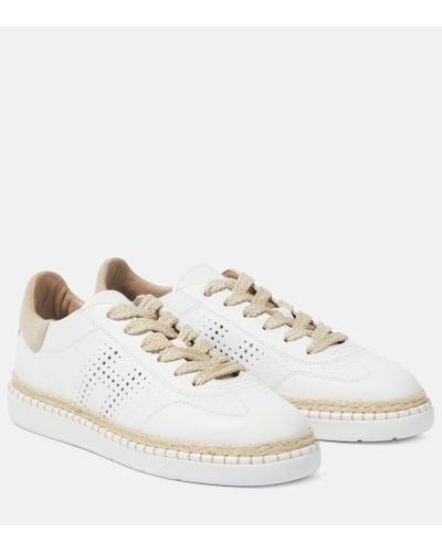 Hogan Cool Leather Sneakers - White