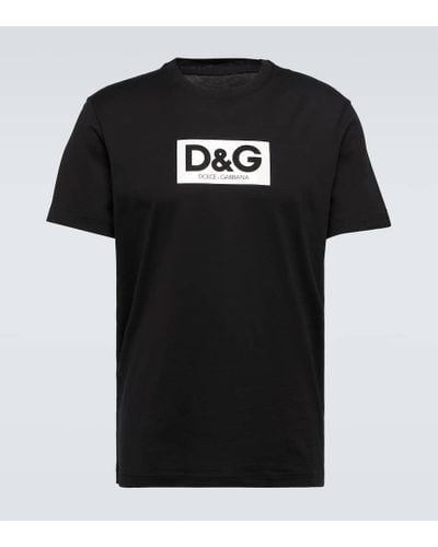Dolce & Gabbana Logo Cotton T-shirt - Black