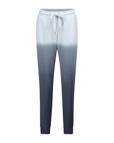 The Upside Alena Cotton Jersey Trackpants - Blue