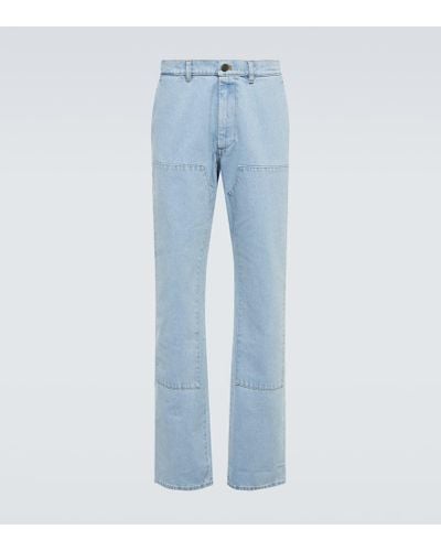 Winnie New York Patchwork Straight Jeans - Blue