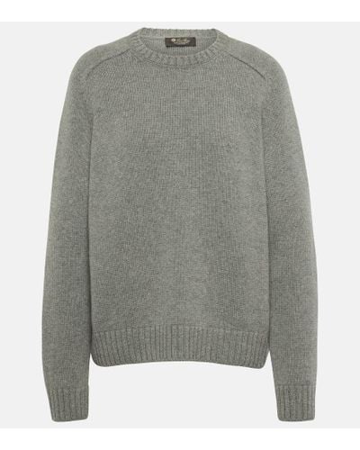 Loro Piana Parksville Cashmere Sweater - Gray